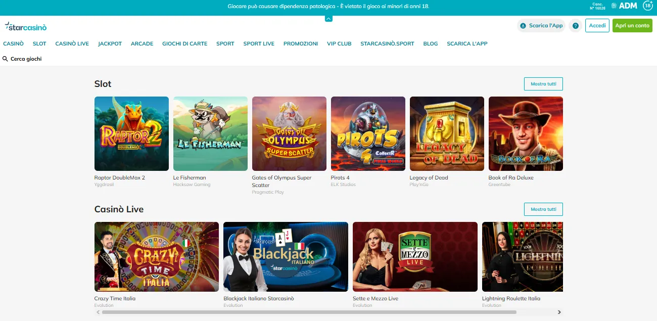 Tipologie di giochi slot online soldi veri